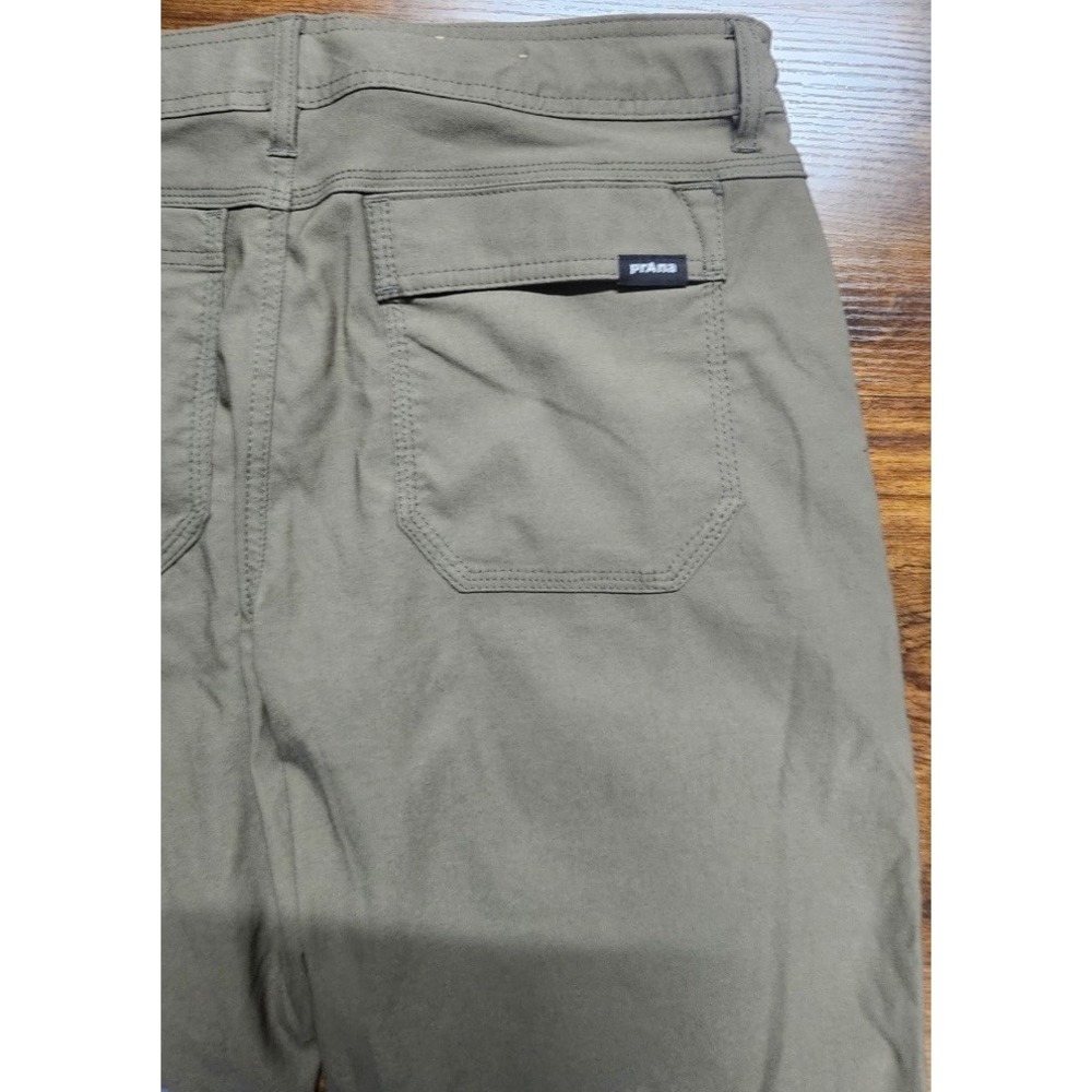 Prana Stretch Zion Pants Men's 32x30 Brown Straight Leg Hiking Climb Cargo - Picture 6 of 6